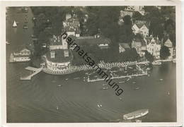 Hamburg - Flugblick Auf Außenalster Mit Uhlenhorster Fährhaus - Foto-AK Großformat - Noord