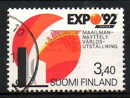 FINLANDE. N°1131 De 1992 Oblitéré. Expo'92. - 1992 – Séville (Espagne)