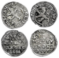 25 2 X 1 Groschen, 1588 Und 1591, Rudolph II., Prag, Jeweils Ss.  Ss - Autriche