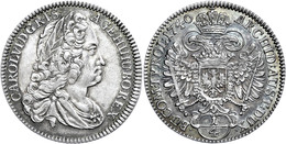 30 1/4 Taler, 1740, Karl VI., Hall, Herinek 588, Schrötlingsfehler, Ss-vz.  Ss-vz - Oostenrijk