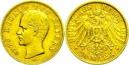 79 20 Mark, 1895, Otto, Kl. Rf., Ss., Katalog: J. 200 Ss - Sonstige & Ohne Zuordnung