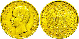 79 20 Mark, 1895, Otto, Kl. Rf., Ss., Katalog: J. 200 Ss - Other & Unclassified