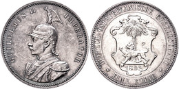 178 DOA, Rupie, 1892, Wilhelm II., Vz., Katalog: J. 713 Vz - Sonstige & Ohne Zuordnung