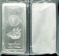 355 Silberbarren 100 Oz, 2008, Von Heimerle+Meule, 3110 G Feinsilber, Verschweißt, An Den Ränder Mit Lagerungs/Stapelspu - Cookeilanden