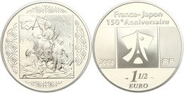 401 1,5 Euro, 2008, 150. Jahrestag Des Handelsvertrages Mit Japan - La Liberte Guidant Le Peuple, KM 1548, Schön 972, Im - Autres & Non Classés