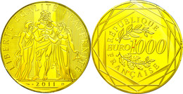 409 1000 Euro, Gold, 2011, Herkulesgruppe, KM 1725, 20g Feingold, In Ausgabeschuber, St.  St - Autres & Non Classés