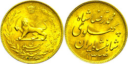 465 Pahlavi, Gold, 1945 (SH 1324), Mohammed Reza Pahlavi, Fb. 97, Vz.  Vz - Iran