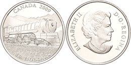 483 20 Dollars, 2009, Kanadische Lokomotiven - Jubilee, KM 891, Schön 844, Im Etui Mit OVP Und Zertifikat, PP. Auflage N - Canada