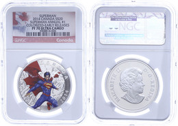 504 20 Dollars, 2015, Superman Annual #1, In Slab Der NGC Mit Der Bewertung PF 70 Ultra Cameo, Colorized Early Releases, - Canada