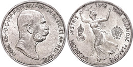 581 5 Kronen, 1908, Franz Joseph I., J. 397, Vz+. - Oostenrijk