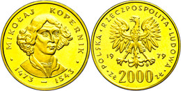 604 2000 Zloty, Gold, 1979, Nikolaus Kopernikus, Fb. 122, PP. Auflage Nur 5000 Stück!  PP - Andere & Zonder Classificatie