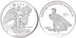 786 1 Unze Silber, 2016, National Park Foundation, In Slab Der NGC Mit Der Bewertung PF70 Ultra Cameo, Saint Gaudens Lab - Sonstige & Ohne Zuordnung