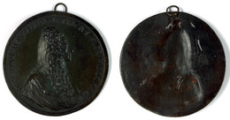 846 Italien, Zinn-Guss-Medaille (81 Mm, 115,2 G), 1728, Von A. Selvi Unsigniert, Philippus Martellius Patricius Florenz, - Sonstige & Ohne Zuordnung