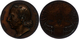 887 Frankreich, Bronzemedaille (56,04 G, 51 Mm),1842, Von E. Rogat, Auf Den Advokat Louis Marie De Cormenin. Av: Kopf Na - Other & Unclassified