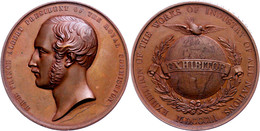 899 Großbritannien, Bronzemedaille (Dm. Ca. 44,50mm, Ca. 61,83g), 1851, Von Wyon. Av: Kopf Alberts Nach Links, Darum Ums - Sonstige & Ohne Zuordnung
