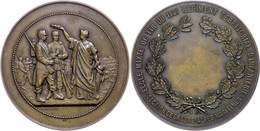 975 Frankreich, Bronzemedaille (Dm. Ca. 50,90mm, Ca. 64,81g), O.J., Von A Desaide. Av: Stehende Republik Bekränzigt Zwei - Other & Unclassified