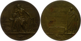 992 Frankreich, Bronzemedaille (Dm. Ca. 68,25mm, Ca. 135,09g), 1894, Von M. Bourgeois, Auf Die Jahrhundertfeier Der Ecol - Other & Unclassified