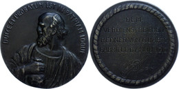 1026 Eisen-Guss-Medaille (62 Mm, 77,1 G), O.J., Auf Den Verdienstreichen Redner Von Quarto Gabriele D'Annunzio, Randschr - Other & Unclassified