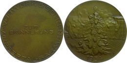 1076 Wuppertal, Bronzemedaille (60,1 Mm, 80 G), 1934, Zur Erinnerung An Weihnachten 1934, Vorwerk & Sohn Wuppertal-Barme - Andere & Zonder Classificatie