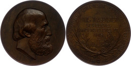 1099 Belgien, Bronzemedaille (Dm. Ca. 65,10mm, Ca. 135,57g), O.J., Von Geerts, Auf Louis Trasenster. Av: Bärtiger Kopf N - Andere & Zonder Classificatie