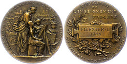 1142 Frankreich, Bronzemedaille (Dm. Ca. 41,40mm, Ca. 38,90g) 1905, Von Bottée. Av: Stadtgöttin Paris Mit Zwei Kindern V - Other & Unclassified