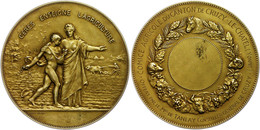 1238 Frankreich, Silbermedaille (Dm. Ca. 68,50mm, Ca. 142,71g), O.J., Von H. Dubois, Landwirtschaft. Av: Stehende Ceres  - Andere & Zonder Classificatie