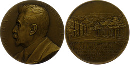 1244 Frankreich, Bronzemedaille (Dm. Ca. 63,10mm, Ca. 115,14g), 1922, Von Ch. Pillet, Auf Henri Rousselle. Av: Büste Nac - Sonstige & Ohne Zuordnung