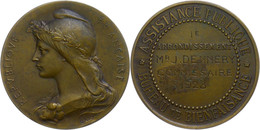 1276 Frankreich, Bronzemedaille (Dm. Ca. 42mm, Ca. 31,72g), 1928, Von O. Roty. Av: Büste Der Marianne Nach Links, Darum  - Other & Unclassified