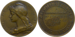 1276 Frankreich, Bronzemedaille (Dm. Ca. 42mm, Ca. 31,72g), 1928, Von O. Roty. Av: Büste Der Marianne Nach Links, Darum  - Sonstige & Ohne Zuordnung