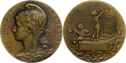 1311 Frankreich, Bronzemedaille (Dm. Ca. 50mm, Ca. 59,35g), 1937, Von Marey. Av: Büste Der Marianne Nach Links, Darum Um - Sonstige & Ohne Zuordnung