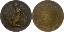 1314 Frankreich, Paris, Bronzemedaille (Dm. Ca. 50,80mm, Ca. 58,79g), 1937, Von Prudhomme. Av: Sitzende Weibliche Gestal - Sonstige & Ohne Zuordnung