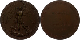 1324 Belgien, Bronzemedaille (Dm. Ca. 65,80mm, Ca. 106,73g), 1944, Von G. Devreese, Universität Brüssel. Av: Geflügelter - Other & Unclassified