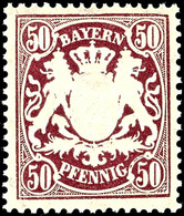 1709 3 - 50 Pfg Wappen In Beiden Papiersorten, Je 4 Werte Komplett, Tadellos Postfrisch, Kabinett, Alle Werte Auf X-Papi - Other & Unclassified