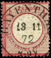 1884 "BAYENTHAL 18 11 72" - K2, OPD Köln, Zentrisch Klar Kopfstehend Auf Kabinettstück 1 Gr., Katalog: DR19 O - Andere & Zonder Classificatie
