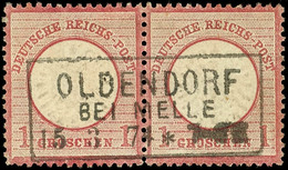 1890 "OLDENDORF BEI MELLE 15 3 74" - R3, Hannover/Osnabrück, Vollständiger Abschlag, Herrlich Klar Und Geradesitzend Auf - Other & Unclassified