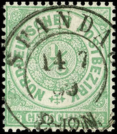 1894 "SPANDAU 14 7 69" - K2, OPD Potsdam, Zentrisch Klar Auf Leuchtend Farbfrischer NDP 1/3 Gr., Kabinett, Katalog: NDP1 - Autres & Non Classés