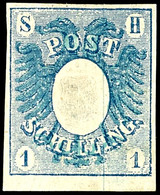 1905 1 S. Blau, Tadellos Ungebraucht, Allseits Voll- Bis Breitrandig, Ungewöhnlich Großzügig Geschnittenes, Sehr Schönes - Schleswig-Holstein