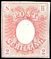 1906 2 S. Lebhaftrosa, Tadellos Ungebraucht, Allseits Vollrandig, Fotobefund Moeller BPP (2014) "Die Marke Ist Echt Und  - Schleswig-Holstein