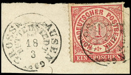 1958 "GROSSNEUHAUSEN BEI BUTTELSTEDT" - K1, Auf Prachtbriefstück NDP 1 Gr., Sem 50.-, Katalog: NDP4 BS - Other & Unclassified