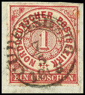 1959 "GUDENSBERG 7/5 1868" - K2, Klar Auf Kleinem Briefstück NDP 1 Gr., Minimal Patina, Katalog: NDP4 BS - Sonstige & Ohne Zuordnung