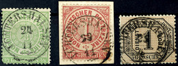 1971 "ICHTERSHAUSEN" - K1, Auf NDP MiNr. 14 (runde Ecke), 16 (Briefstück) Und Dienst 4 (helle Stelle), Katalog: NDP O - Sonstige & Ohne Zuordnung