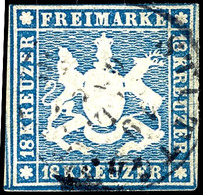 1989 18 Kreuzer Hellblau, Farbfrisches - Für Diese Ausgabe Gut Geschnittenes - Randlinienschnitt Bis überrandig - Exempl - Other & Unclassified