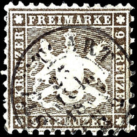 2011 9 Kreuzer Schwarzbraun, Gest., Kleine Mängel, Signiert Heinrich BPP, Mi. 220.-, Katalog: 28d O - Other & Unclassified