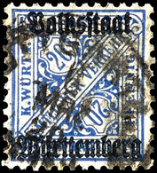 2059 20 Pfg. Mittelviolettultramarin, Gest., Ein Zahn Kurz, Gepr. Winkler BPP, Mi. 1.500.-, Selten Und Im Michel Unterbe - Sonstige & Ohne Zuordnung