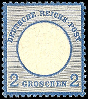 2138 2 Gr. Großer Brustschild, Tadellos Postfrisch, Unsigniert, Kabinett, Fotobefund Krug BPP "Die Postfrische Marke Ist - Autres & Non Classés