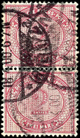 2193 2 M. Lilakarmin, Senkr. Paar, Gepr. Zenker BPP, Mi. 120.-, Katalog: 37f O - Sonstige & Ohne Zuordnung