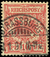 2245 10 Pf. Rosarot, Plattenfehler II, Gest., Gepr. Zenker BPP, Mi. 150.-, Katalog: 47bII O - Andere & Zonder Classificatie