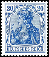 2332 20 Pfg Germania Mittelviolettultramarin, Friedensdruck, Tadellos Postfrisch, Kabinett, Gepr. Jäschke BPP, Mi. 1.000 - Andere & Zonder Classificatie