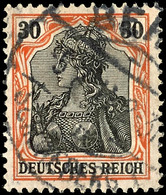 2336 30 Pf. Auf Orangeweiß, Gest., Gepr. Jäschke-L. BPP, Mi. 110.-, Katalog: 89Iy O - Sonstige & Ohne Zuordnung