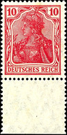 2359 10 Pf. Kriegsdruck In F-Farbe Tadellos Postfrisch Vom Unterrand, Tiefst Gepr. Dr. Oechsner BPP, Mi. 300.-, Katalog: - Sonstige & Ohne Zuordnung